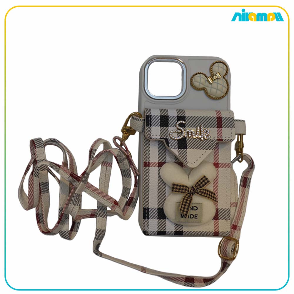 کاور بند دار طرح Smile handmade مناسب برای گوشی Iphone 13/14 normal
