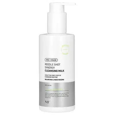 شیر پاک کننده ریدل شات وی تی VT COSMETICS Reedle Shot Synergy Cleansing Milk 6.76 fl oz (200ml)