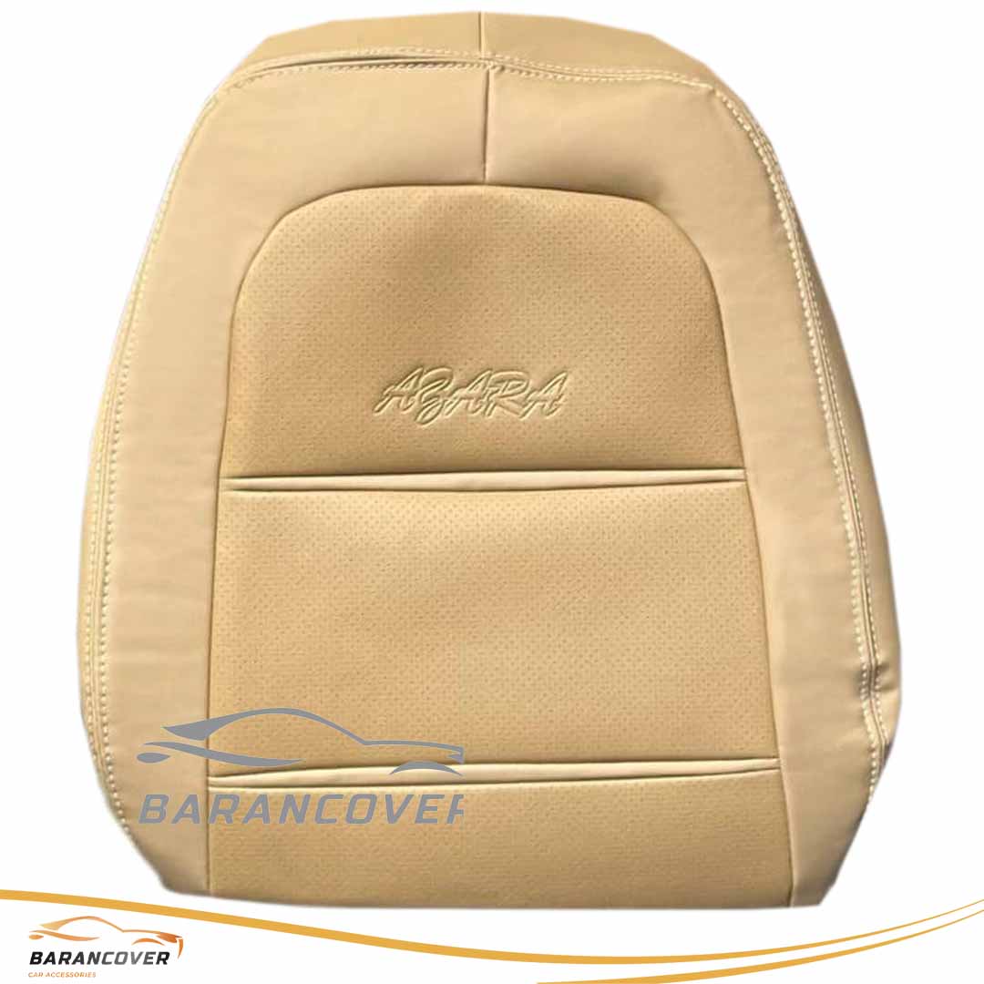 روکش صندلی هیوندای آزرا قدیم 2006-2011 چرم رنگ کرم زرد