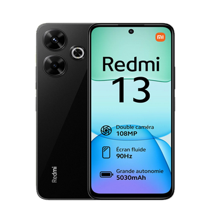 گوشی شیائومی REDMI 13حافظه 256 گیگابایت رم 8 پک و رام گلوبال (با شارژر )