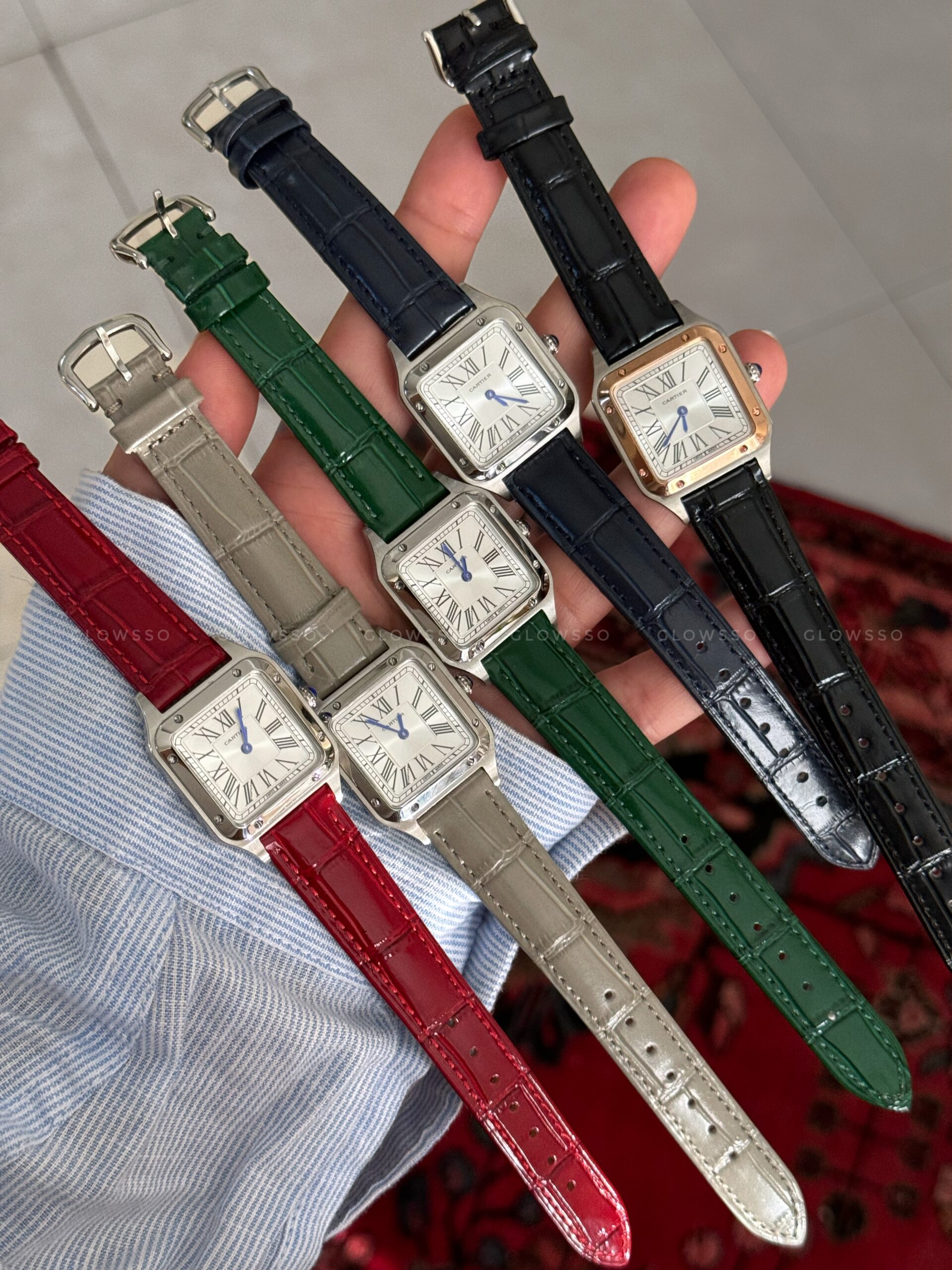 ساعت مچی cartier santos dumont زنانه (28mm)