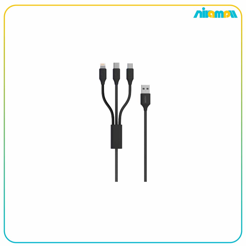کابل3 در 1 گرین لاین مدل Fast Charging به طول 1.2m