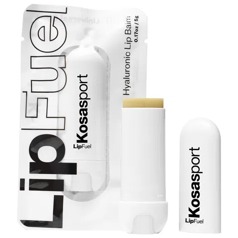 بالم لب LipFuel حاوی هیالورونیک اسید کوزس | Kosasport LipFuel Hyaluronic Acid Lip Balm - Baseline - universal clear