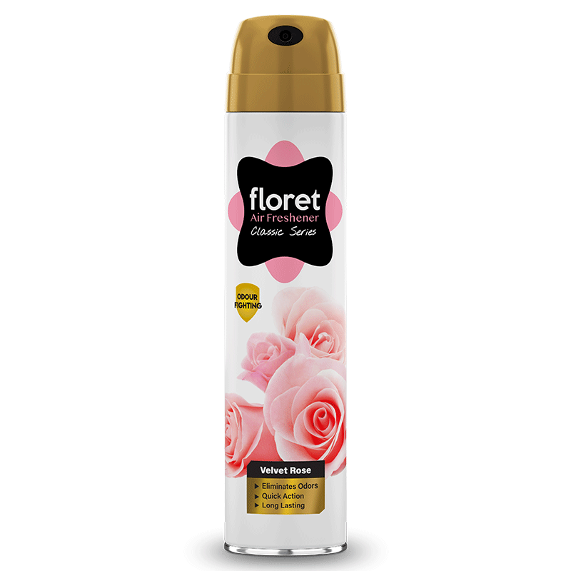 اسپری خوشبوکننده هوا فلورت سری کلاسیک 300 میلی لیتریrose Velvet