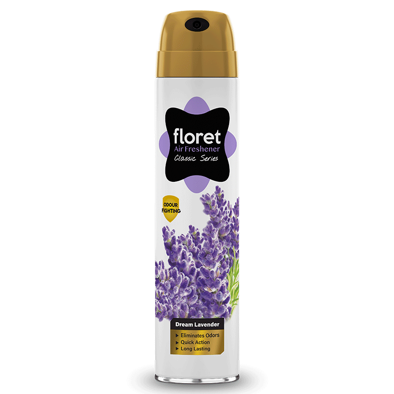 اسپری خوشبوکننده هوا فلورت سری کلاسیک 300 میلی لیتری lavender