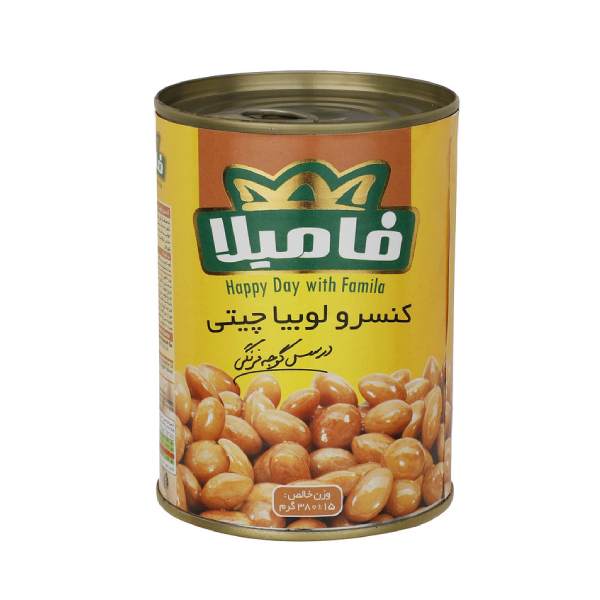 کنسرو لوبیا چیتی فامیلا - 380گرم