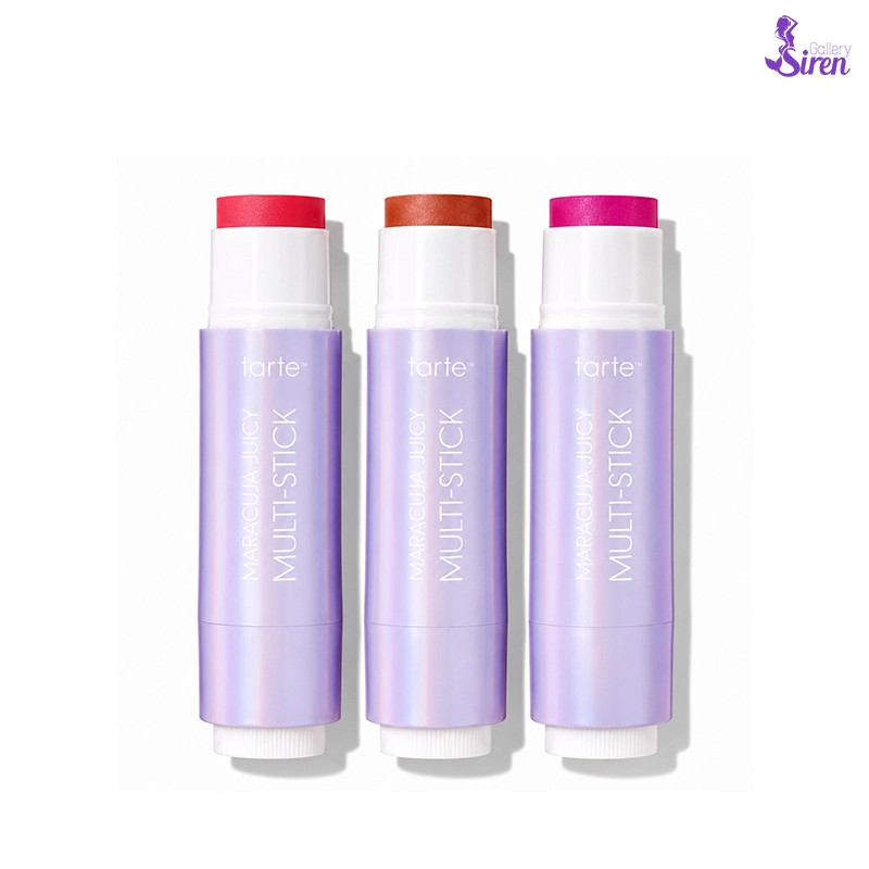 خرید ست سه تایی چند منظوره رژلب و رژ گونه ماراکوجا تارت | tarte cheek soufflé maracuja juicy blush and lip multi-stick trio