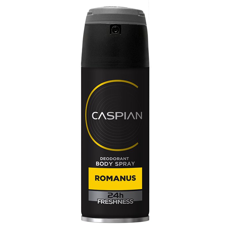 اسپری دئودرانت مردانه با کپ چرخشی وگا (Vega) 150 میلی لیتری ROMANUS کاسپین