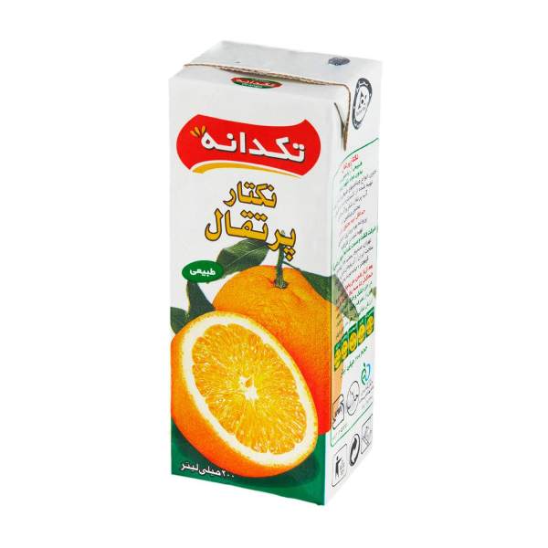 آبمیوه (نکتار) پرتقال تکدانه - 200 میلی