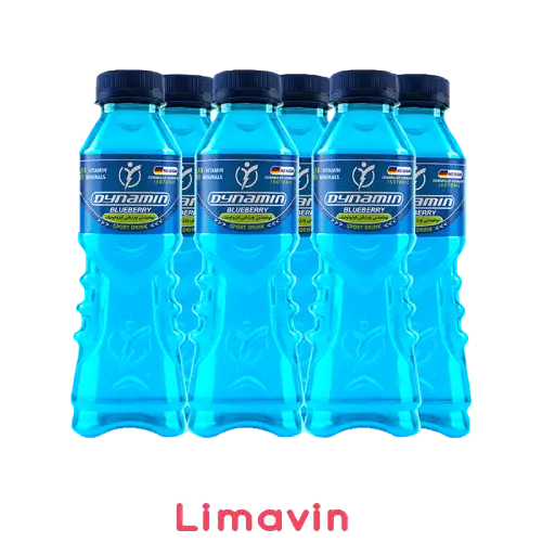 نوشیدنی ورزشی بلوبری داینامین باکس ۶ عددی