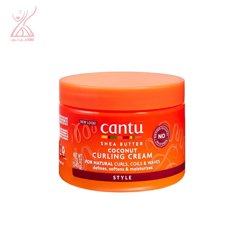 کرم موی فر کنتو کوکونات Cantu Coconut Curling Cream