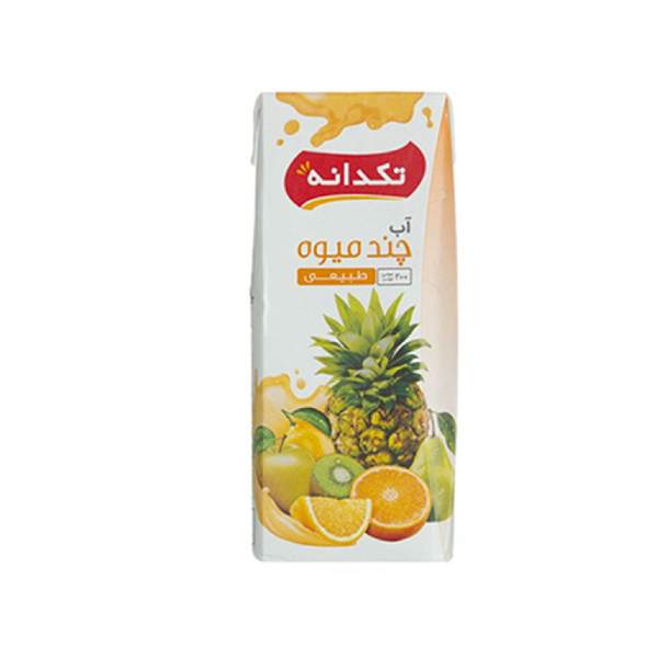 آبمیوه (نکتار) چند میوه تکدانه - 200 میلی