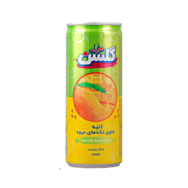آبمیوه انبه با تیکه میوه گلشن قوطی - 240 گرم