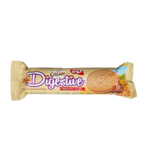 بیسکویت سبوس دار کرمدار کاپوچینو کوپا - 85 گرم