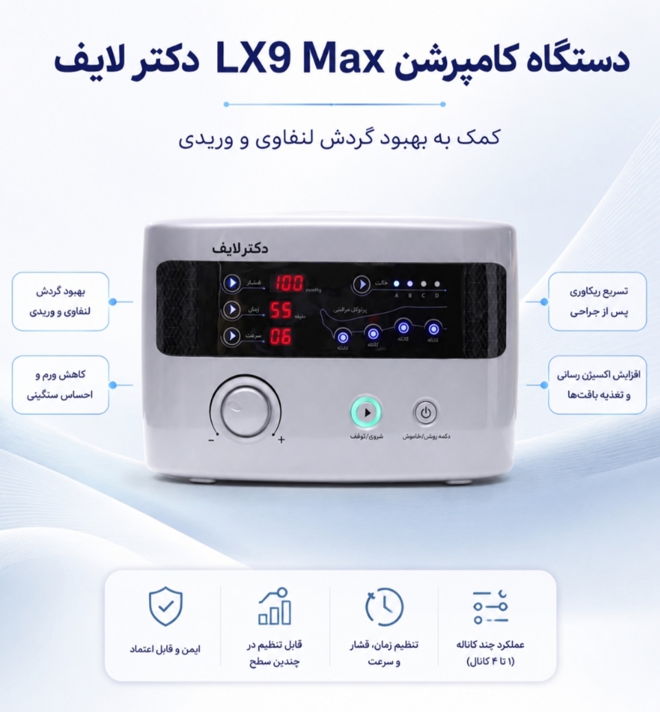 دستگاه کامپرشن LX9 Max دکتر لایف