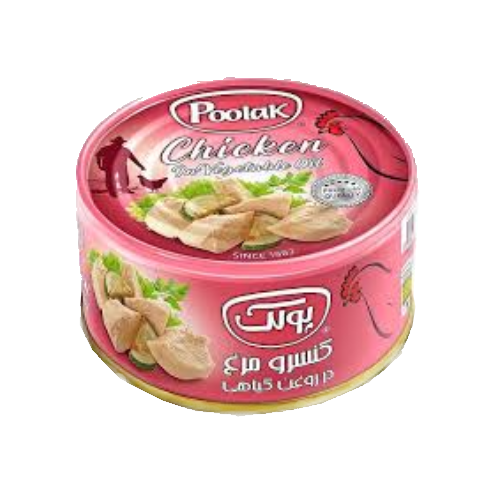 کنسرو مرغ پولک - 180 گرم
