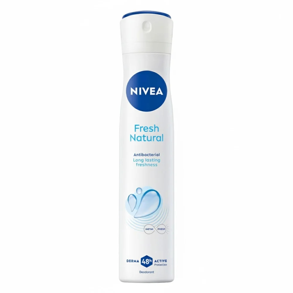 اسپری زنانه نیوا نچرال فرش حجم 150 میل ماندگاری 48 ساعته Nivea Fresh Natural For Women Spray