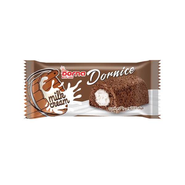 کیک کاکائویی کرم شیری درنایس درنا - 40گرم