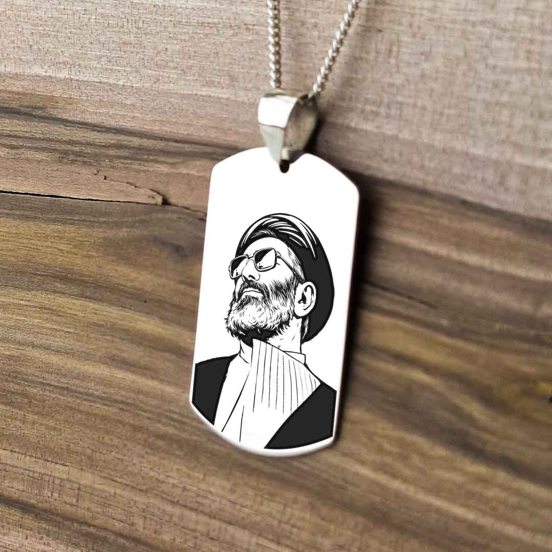 پلاک نقره طرح «امام خامنهای» (کپی)