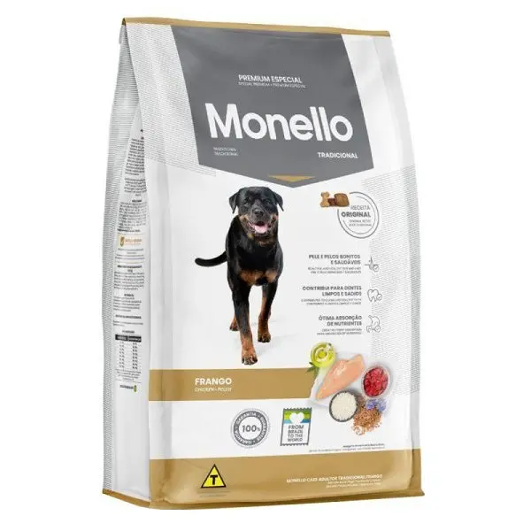 غذا خشک سگ مونلو (MONELLO) ترديشنال بيگ ادالت یک کیلوگرم فله