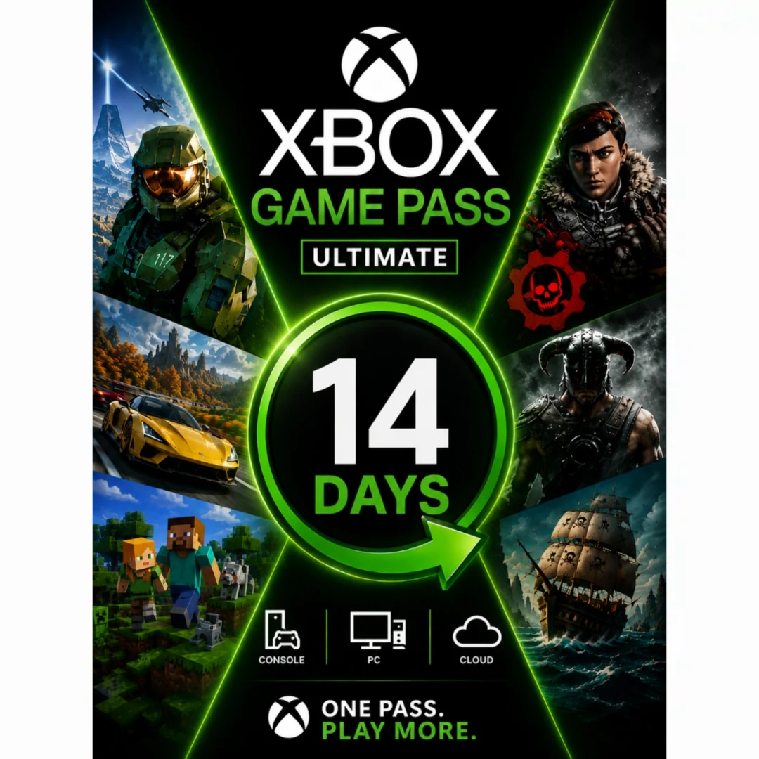 گیم پس آلتیمیت 14 روزه ایکس باکس | Game Pass Ultimate XBOX