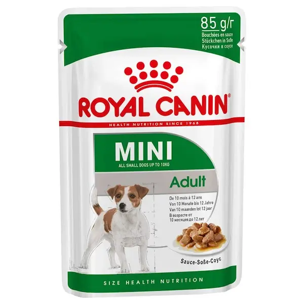 پوچ سگ رویال کنین (ROYAL CANIN) مینی ادالت 85 گرم