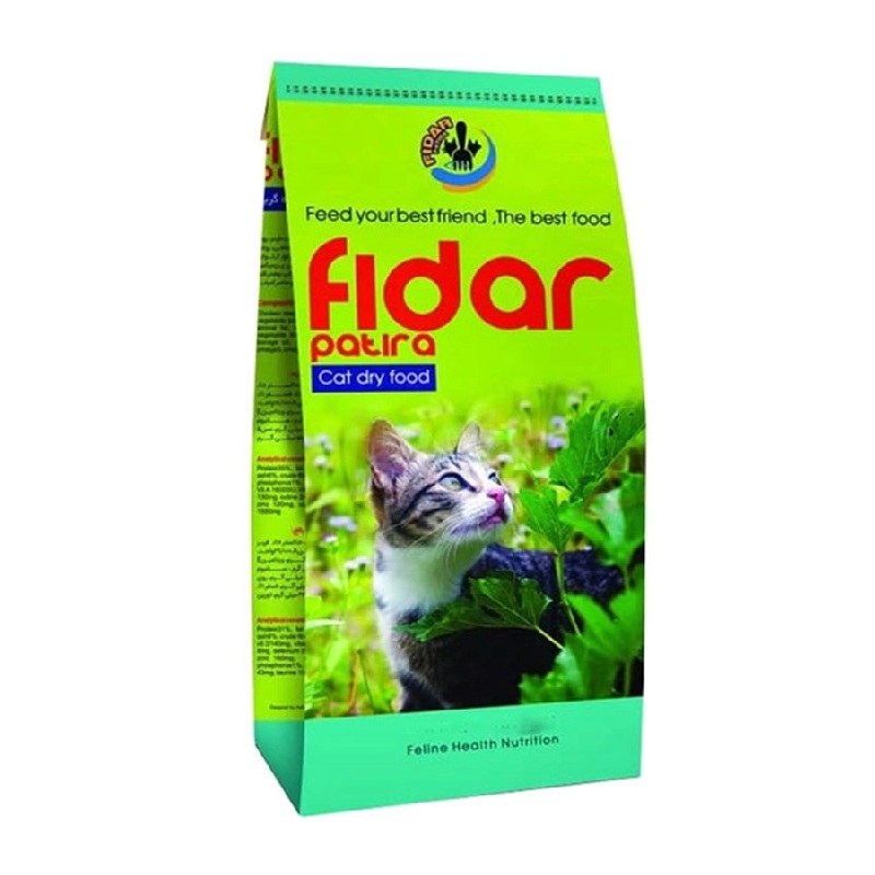 غذا خشک گربه فیدار پتیرا (FIDAR) بالغ 10 کیلوگرم بسته‌بندی اورجینال