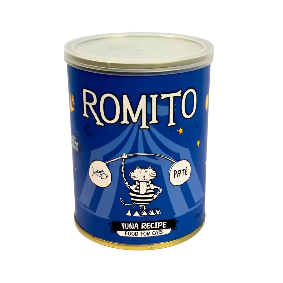 کنسرو پته گربه بالغ رومیتو (ROMITO) طعم ماهی 380 گرم