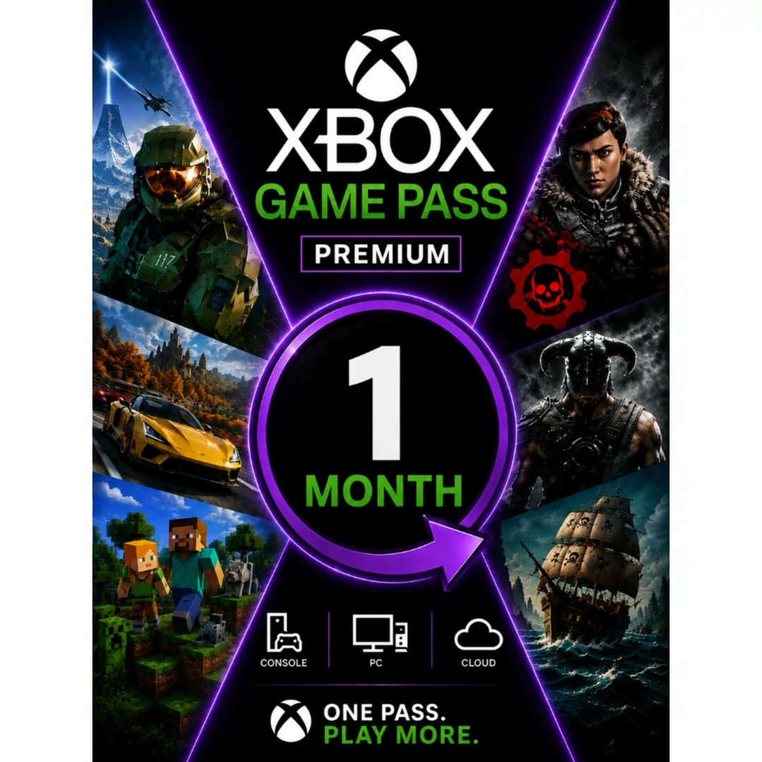 گیم پس پریمیوم 1 ماهه ایکس باکس | Game Pass Premium XBOX