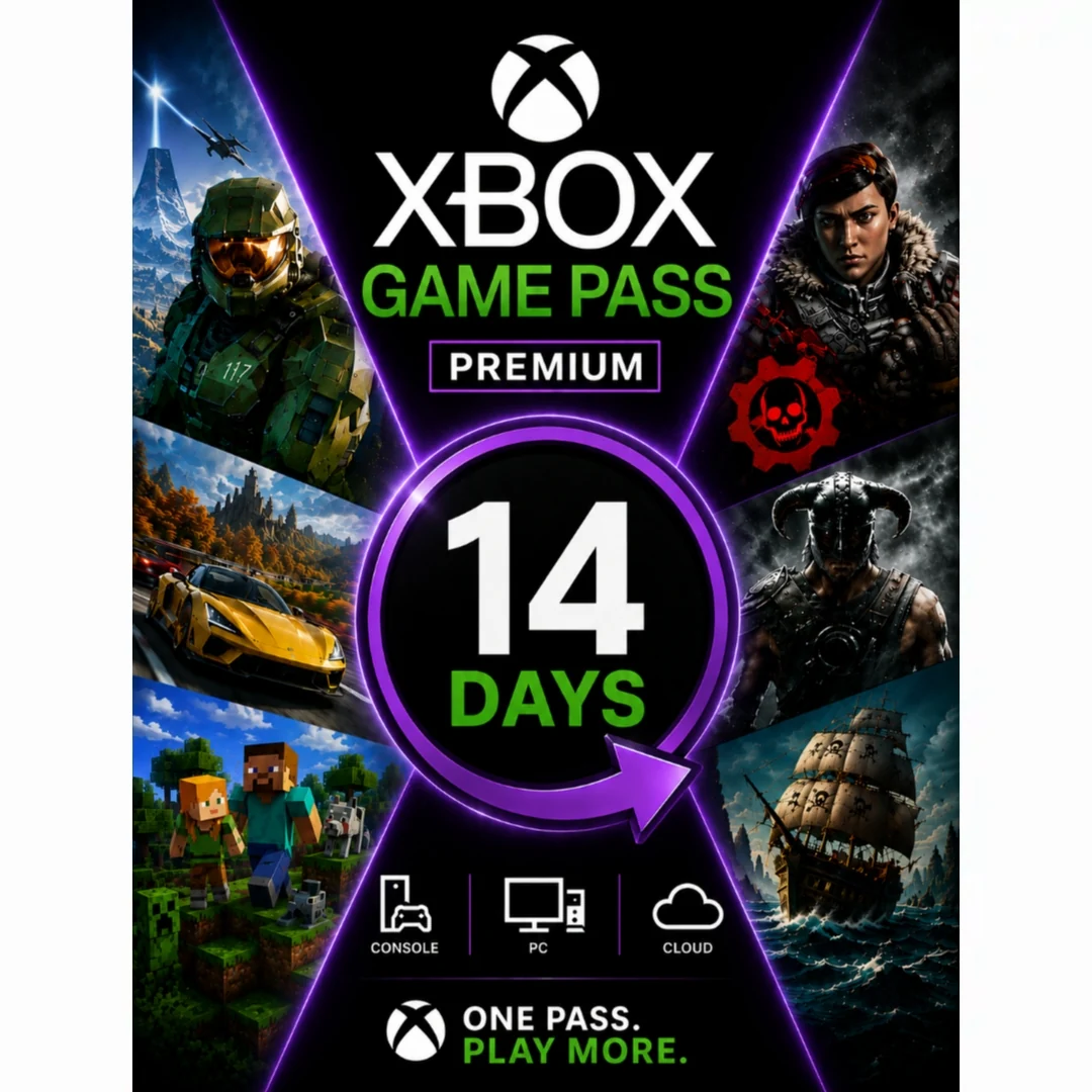 گیم پس پریمیوم 14 روزه ایکس باکس | Game Pass Premium