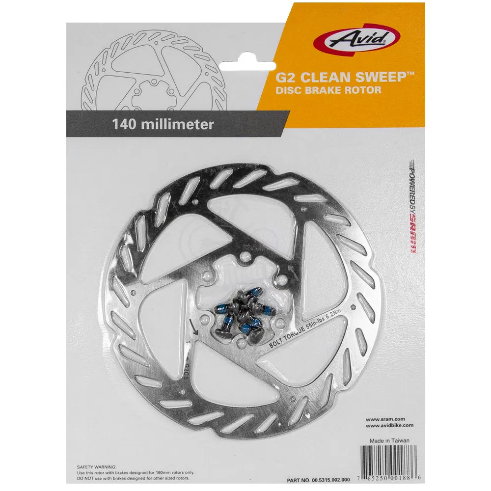 قیمت خرید روتور ترمز AVID G2 Clean Sweep 140mm