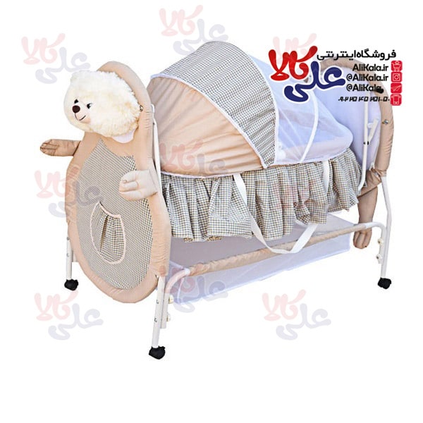 تخت و گهواره کودک سانیکو طرح خرس