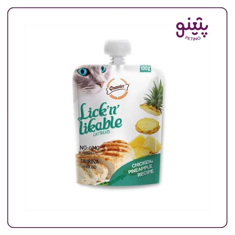پودینگ گربه گناولرز با طعم مرغ و آناناس