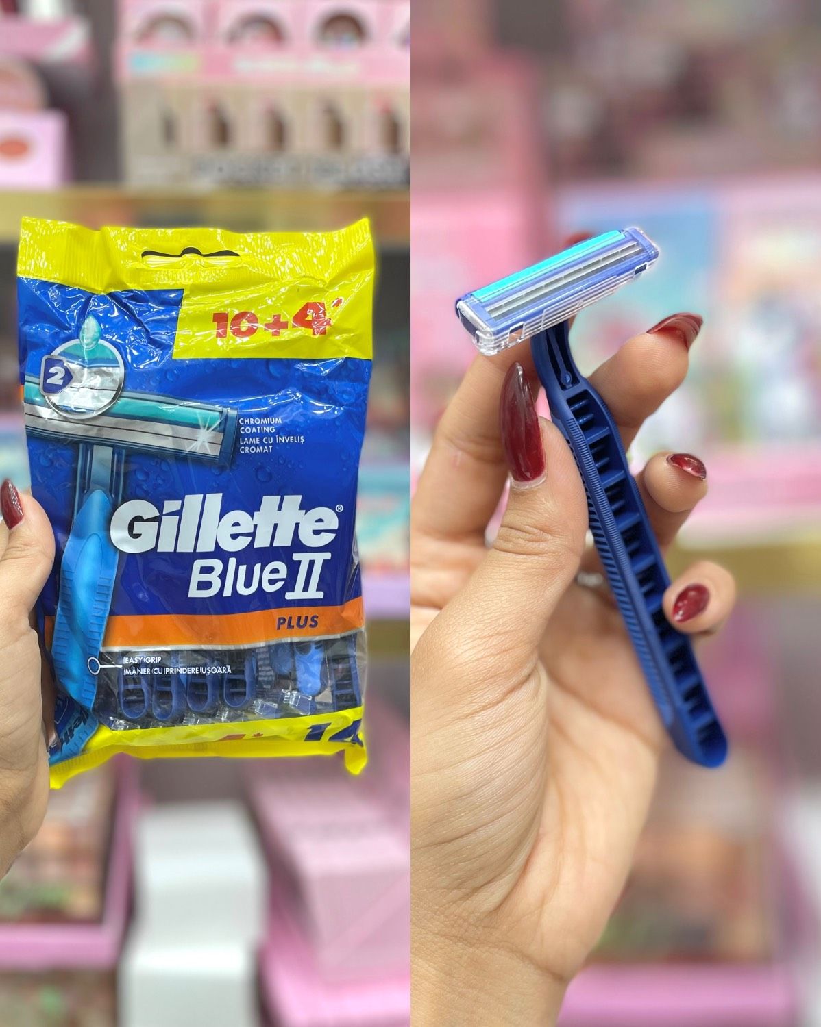 تیغ اصلاح ژیلت دولبه مدل|| 14BLUEعدد در هر بسته ارسال رایگان