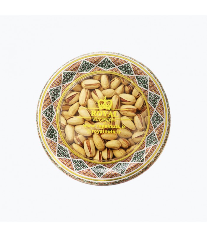 پسته اکبری شور کادویی فلزی