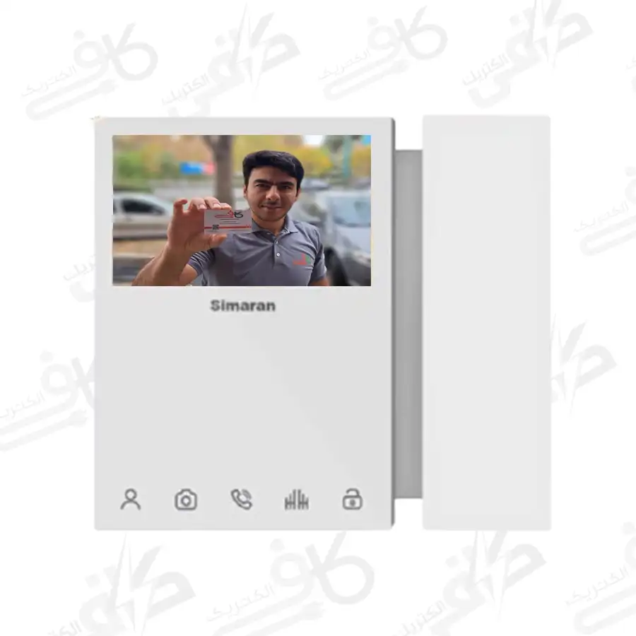 مانیتور لمسی 4.3 اینچ با حافظه مدل 46TKM سفید سیماران