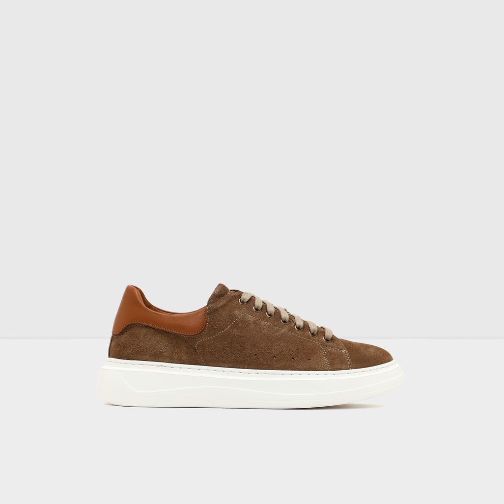 کتونی مردانه بژ چرم طبیعی آلدو KIYOSU-TR – ALDO
