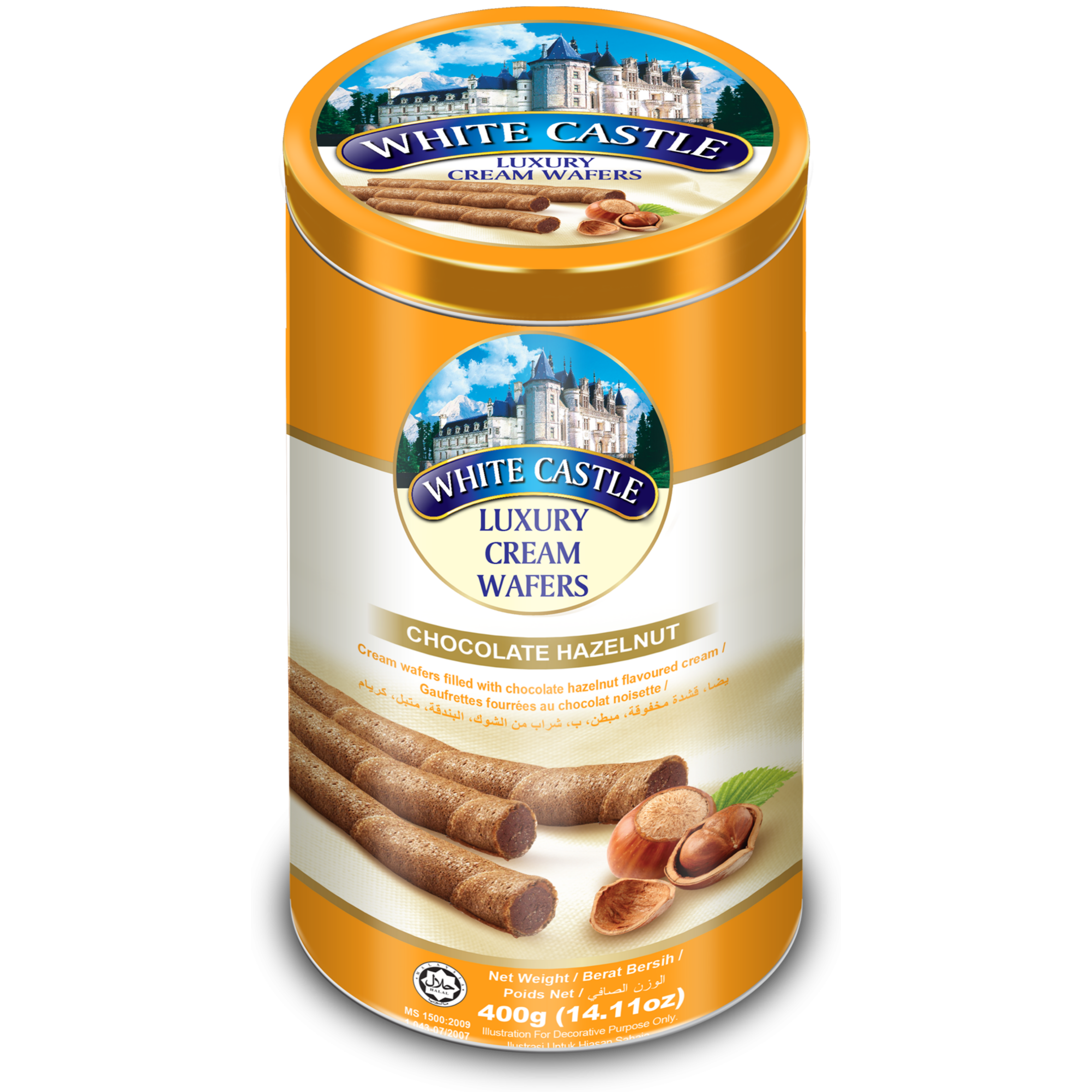 شوکو رول فندقی وایت کستل (400gr)