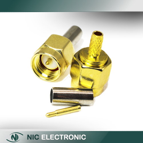 تبدیل RF MALE SMA CONNECTOR FOR CABLE RG-174