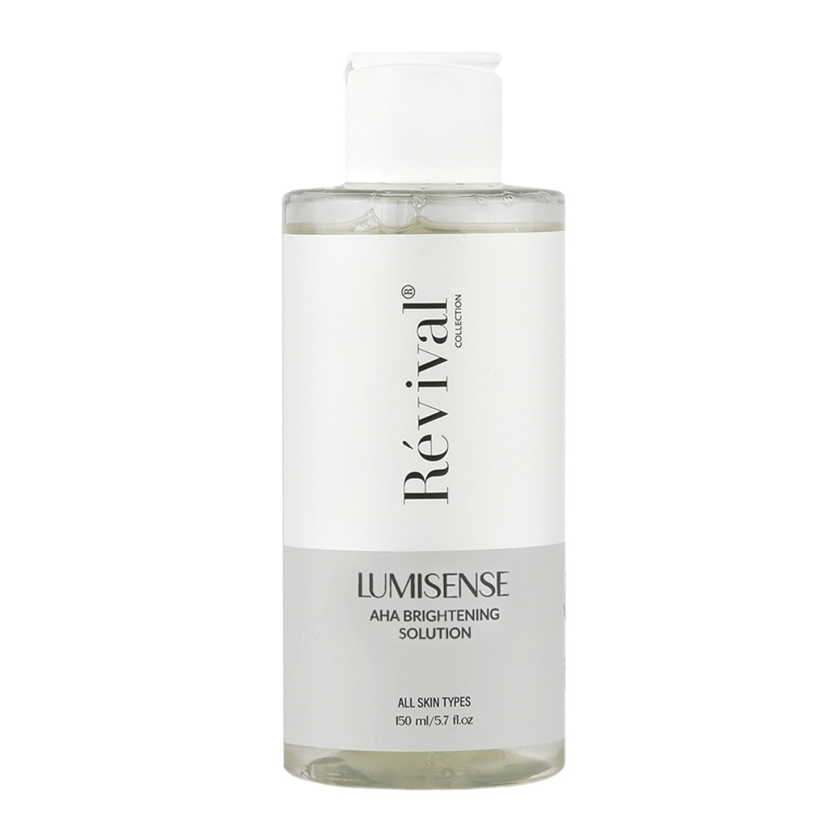 محلول پاک کننده و روشن کننده رویوال Revival Lumisense AHA Brightening Solution 150ml