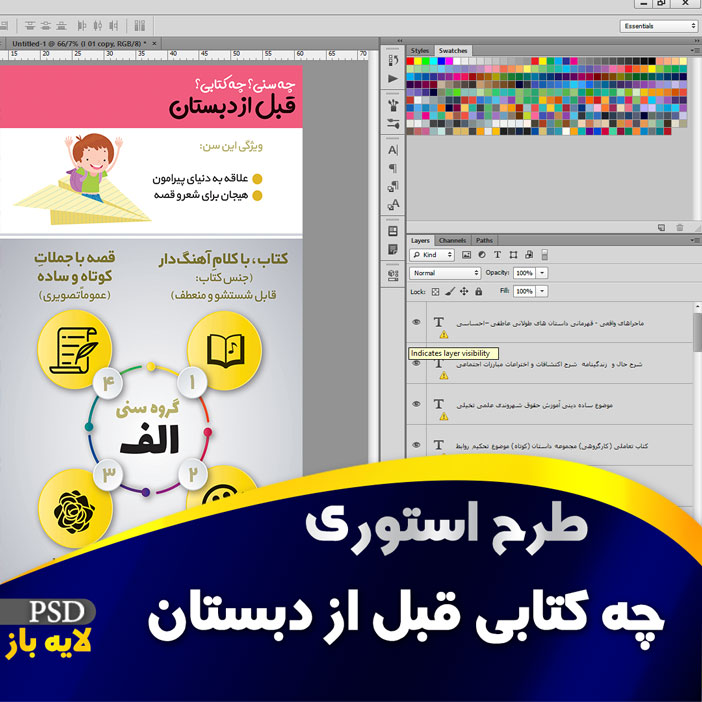استوریه کتاب های قبل از دبستان