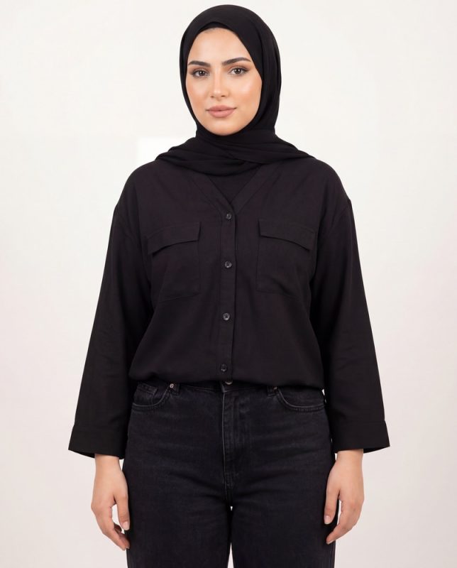 شومیز کجرا خارجی محرمی 7563