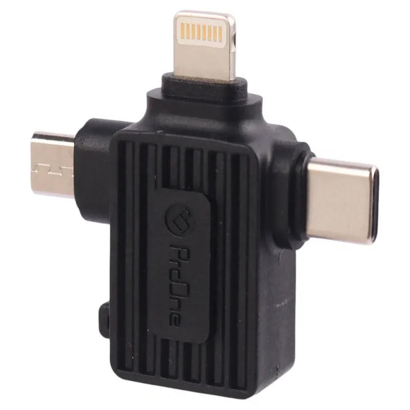 مبدل لایتنینگ به USB-C / USB / micro USB پرووان مدل PCO10