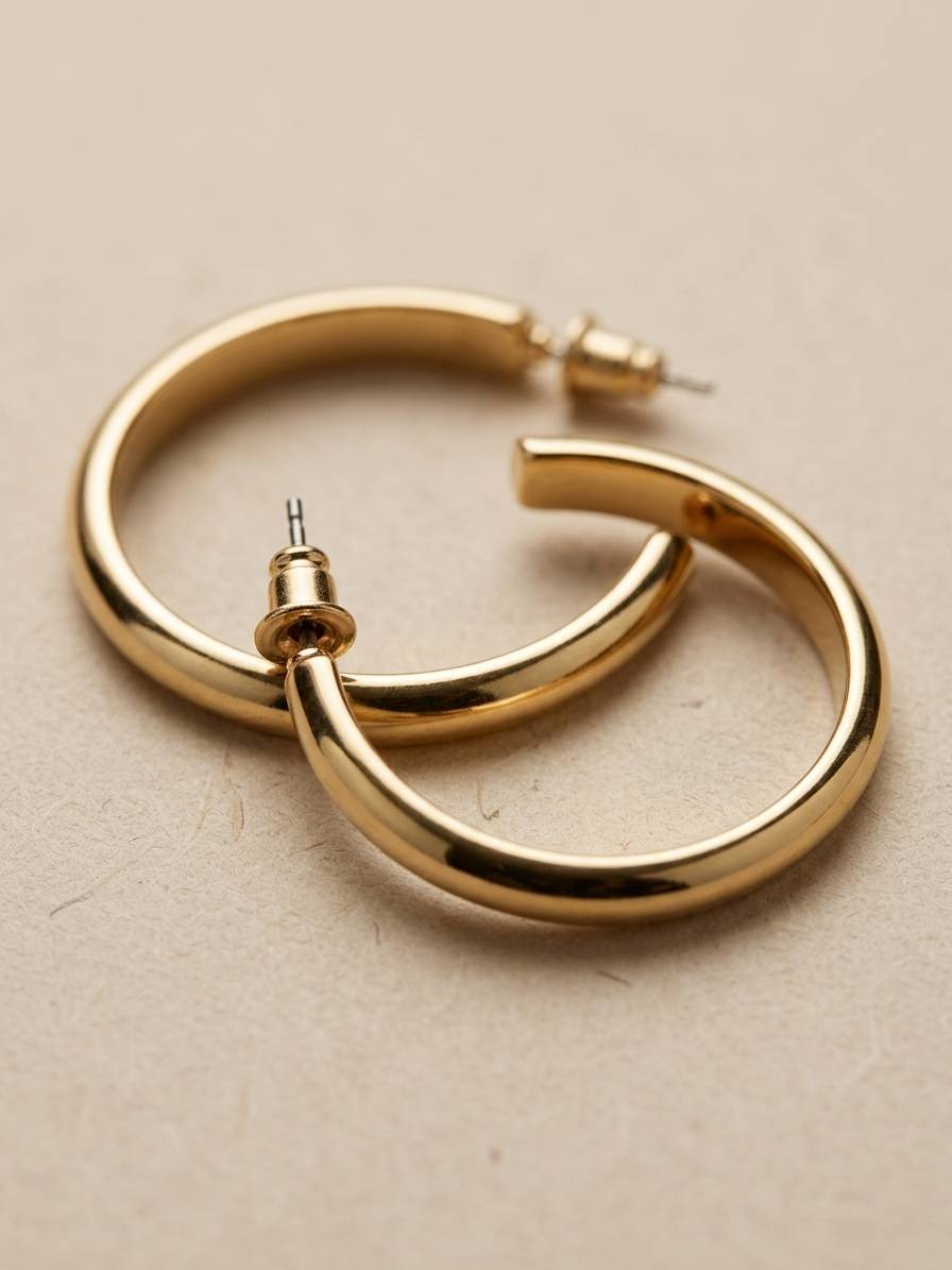 گوشواره رینگی ساده کد 200۱