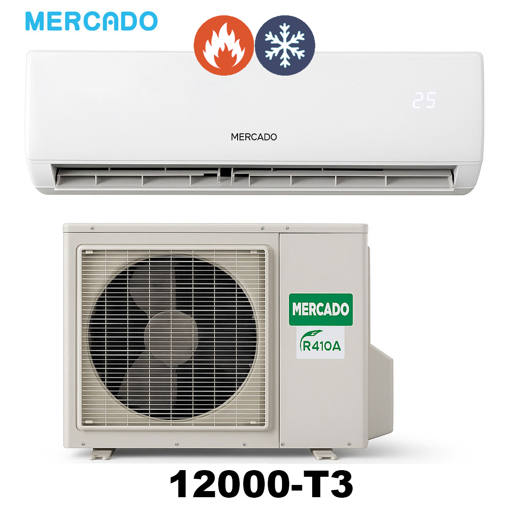 کولر گازی سرد و گرم مدل 12000 T3 (اقساطی)