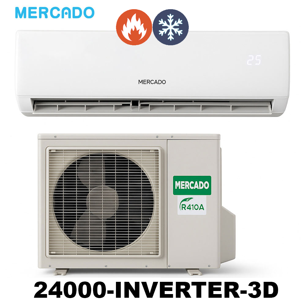 کولر گازی مدل 24000 3D INVERTER (اقساطی)