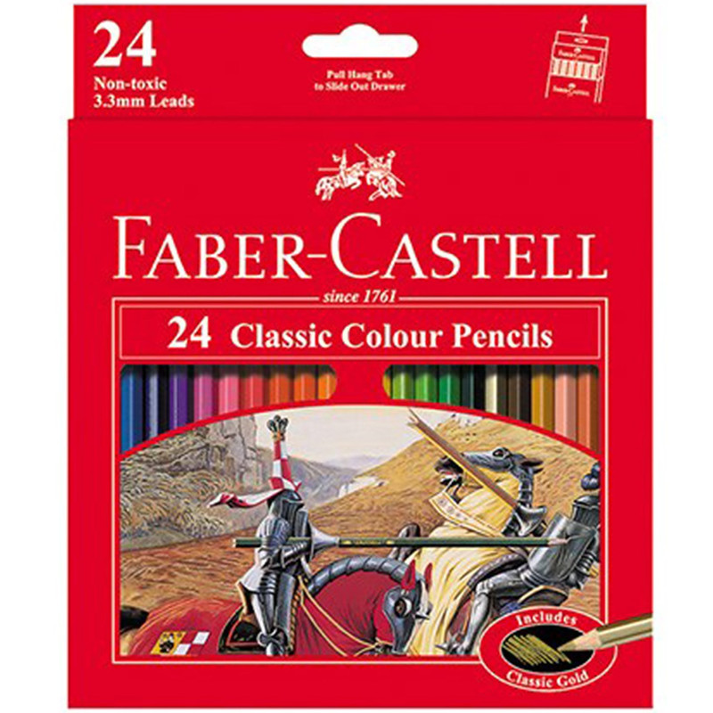 مداد رنگی 24 رنگ فابرکاستل مدل Classic