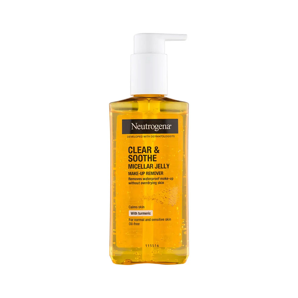 ژل شستشو و پاک کننده پوست زردچوبه نوتروژینا مدل Clear and Soothe