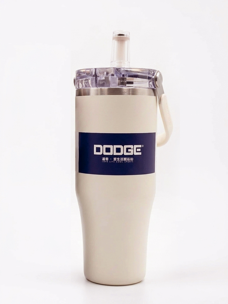 تراول ماگ اورجینال دوحالته دوج (DODGE) حجم 900 میلیلیتر رنگ سفید
