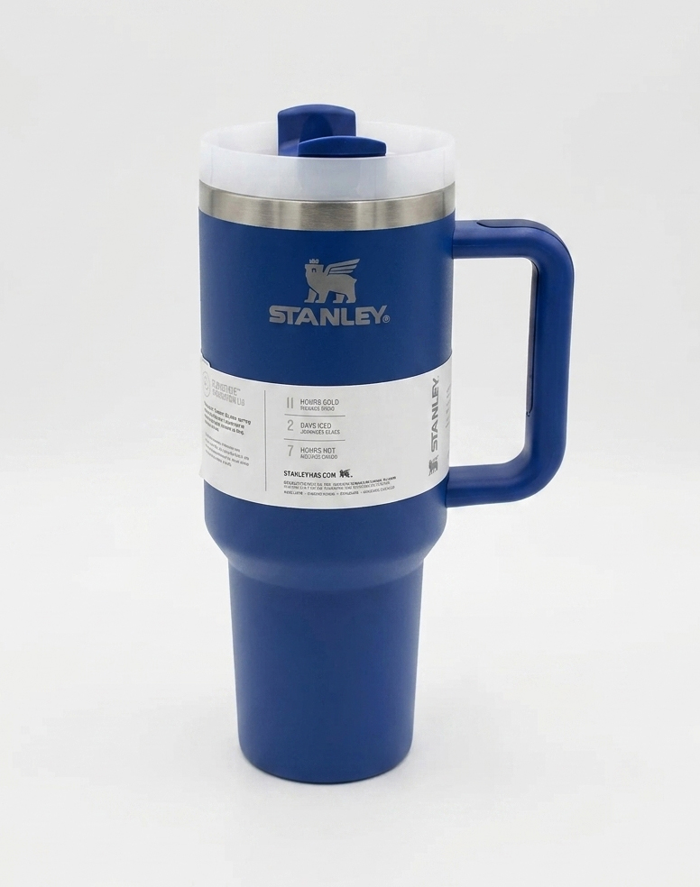 ماگ دستهدار استنلی (STANLEY) حجم 1.18 لیتر (40 OZ) رنگ آبی